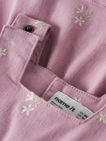 NAME IT Kjole Twill Scarlet Dawn Pink Flower